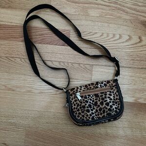 Leopard Print Crossbody Bag